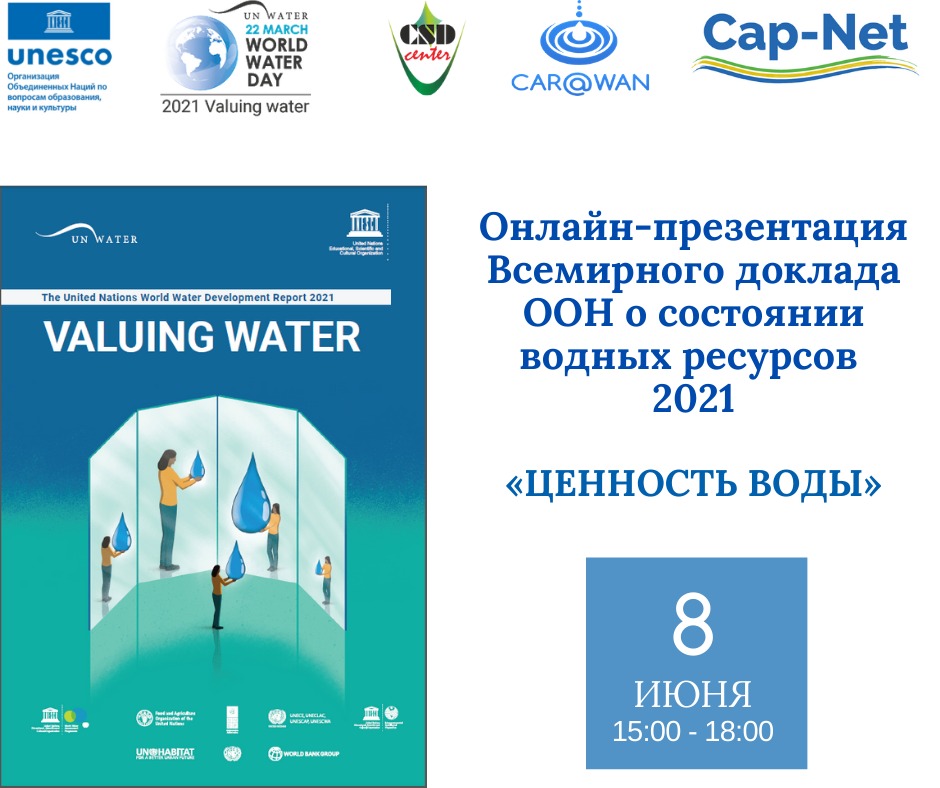 Презентация Доклада ООН о состоянии водных ресурсов за 2021 год